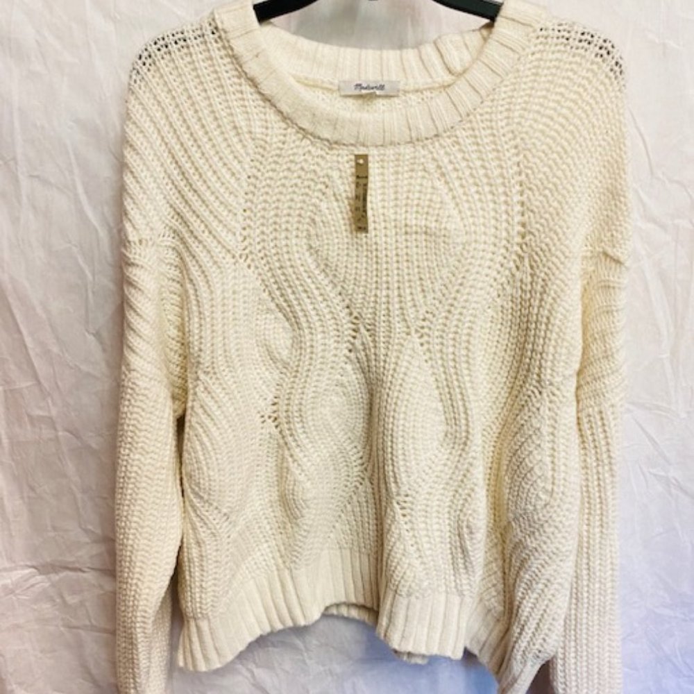 Madewell Ivory Sweater Size XL